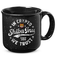 Shiba Inu Coin In Crypto We Trust Token Crypto 15oz Campfire Ceramic Mug
