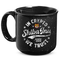 Shiba Inu Coin In Crypto We Trust Token Crypto 15oz Campfire Ceramic Mug