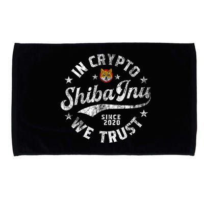 Shiba Inu Coin In Crypto We Trust Token Crypto Microfiber Hand Towel