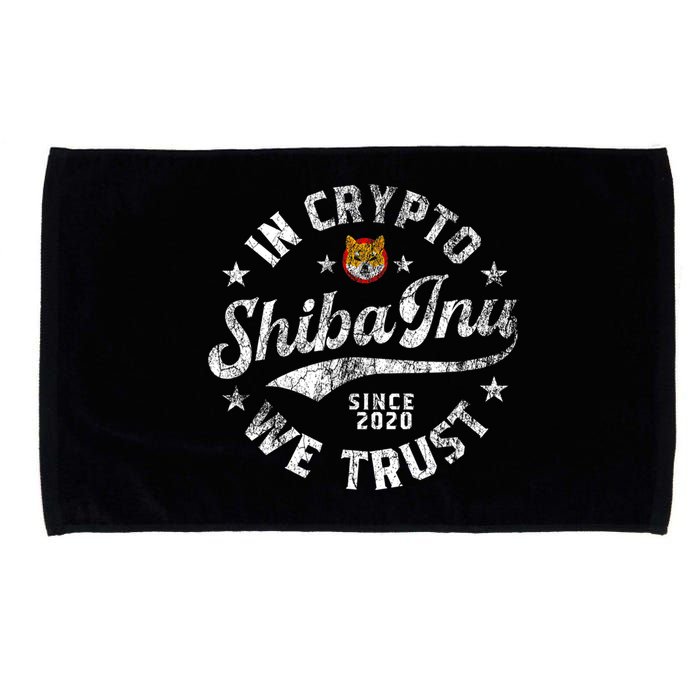 Shiba Inu Coin In Crypto We Trust Token Crypto Microfiber Hand Towel