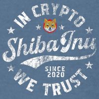 Shiba Inu Coin In Crypto We Trust Token Crypto Garment-Dyed Sweatshirt