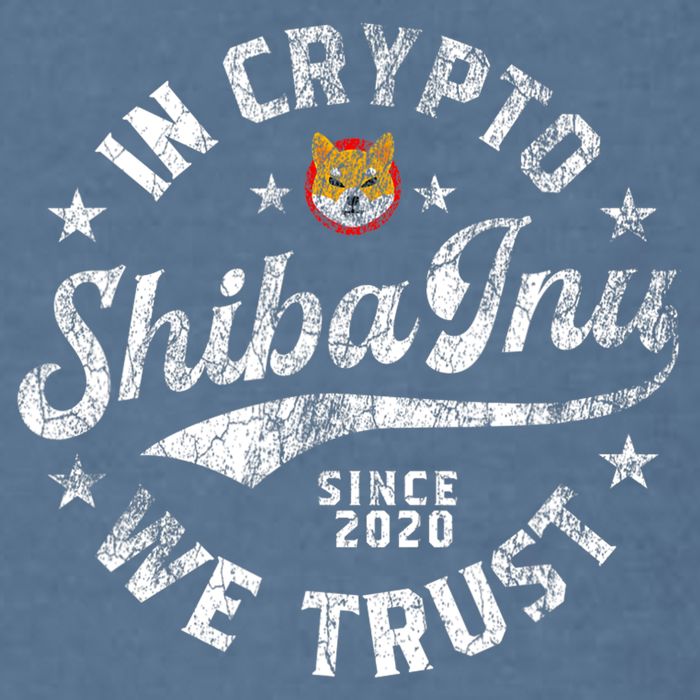Shiba Inu Coin In Crypto We Trust Token Crypto Garment-Dyed Sweatshirt