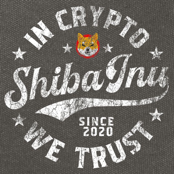 Shiba Inu Coin In Crypto We Trust Token Crypto Cotton Canvas Backpack