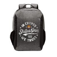 Shiba Inu Coin In Crypto We Trust Token Crypto Vector Backpack