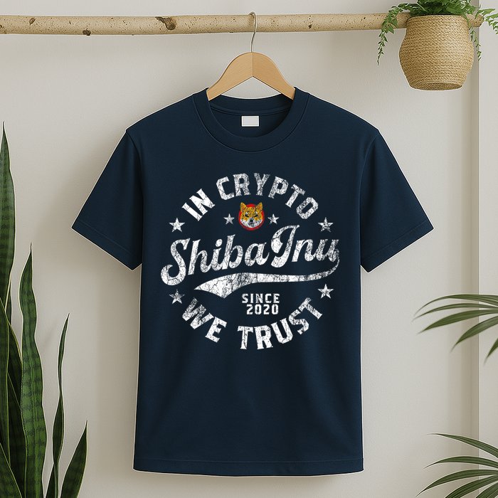 Shiba Inu Coin In Crypto We Trust Token Crypto T-Shirt