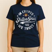 Shiba Inu Coin In Crypto We Trust Token Crypto T-Shirt