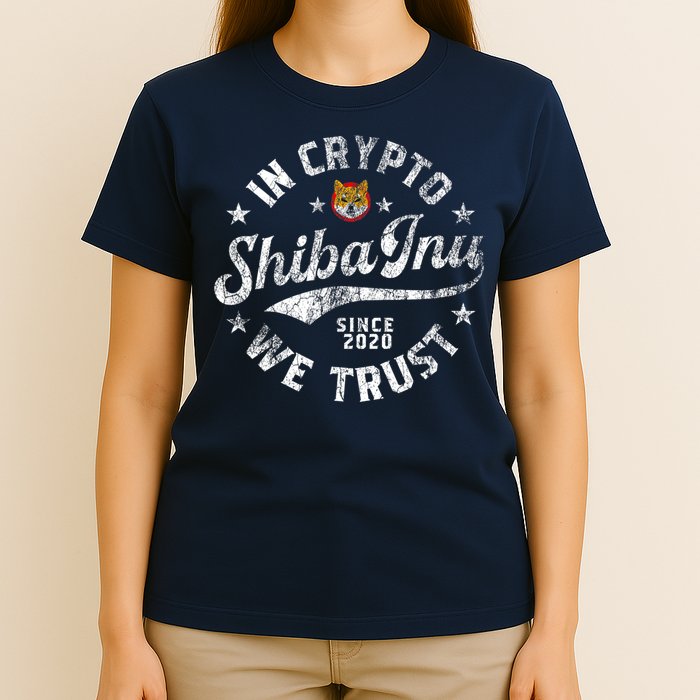 Shiba Inu Coin In Crypto We Trust Token Crypto T-Shirt
