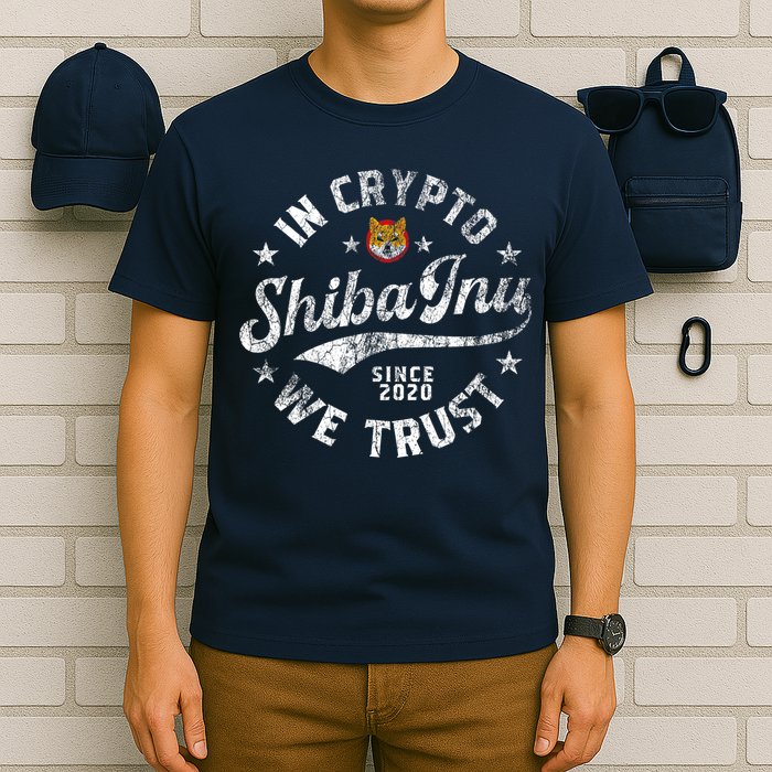 Shiba Inu Coin In Crypto We Trust Token Crypto T-Shirt