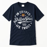 Shiba Inu Coin In Crypto We Trust Token Crypto Tall T-Shirt
