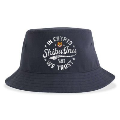Shiba Inu Coin In Crypto We Trust Token Crypto Sustainable Bucket Hat