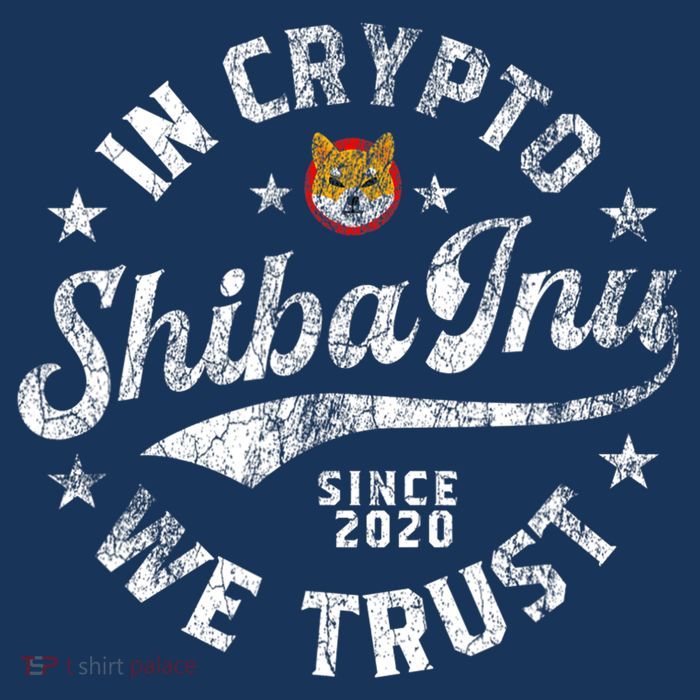 Shiba Inu Coin In Crypto We Trust Token Crypto Button
