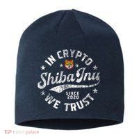 Shiba Inu Coin In Crypto We Trust Token Crypto Sustainable Beanie