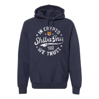 Shiba Inu Coin In Crypto We Trust Token Crypto Premium Hoodie