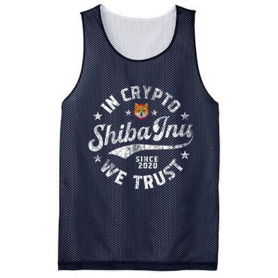 Shiba Inu Coin In Crypto We Trust Token Crypto Mesh Reversible Basketball Jersey Tank
