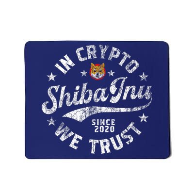 Shiba Inu Coin In Crypto We Trust Token Crypto Mousepad