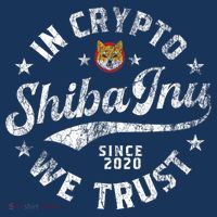 Shiba Inu Coin In Crypto We Trust Token Crypto Sustainable Knit Beanie