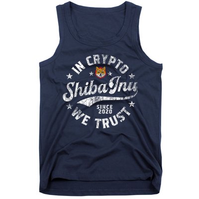 Shiba Inu Coin In Crypto We Trust Token Crypto Tank Top