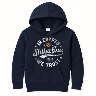 Shiba Inu Coin In Crypto We Trust Token Crypto Kids Hoodie