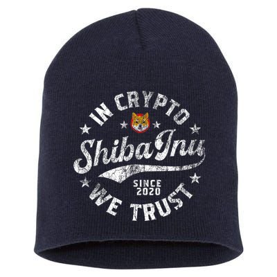 Shiba Inu Coin In Crypto We Trust Token Crypto Short Acrylic Beanie