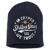 Shiba Inu Coin In Crypto We Trust Token Crypto Short Acrylic Beanie