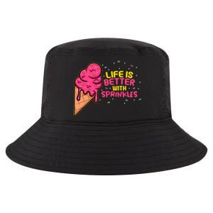 Sweet Ice Cream Fan Life Is Better With Sprinkles Great Gift Cool Comfort Performance Bucket Hat