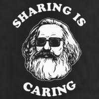 Sharing Is Caring Karl Marx Cool Comfort Performance Bucket Hat