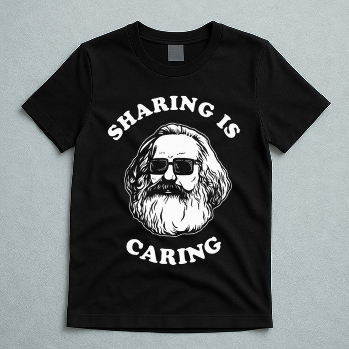 Sharing Is Caring Karl Marx T-Shirt