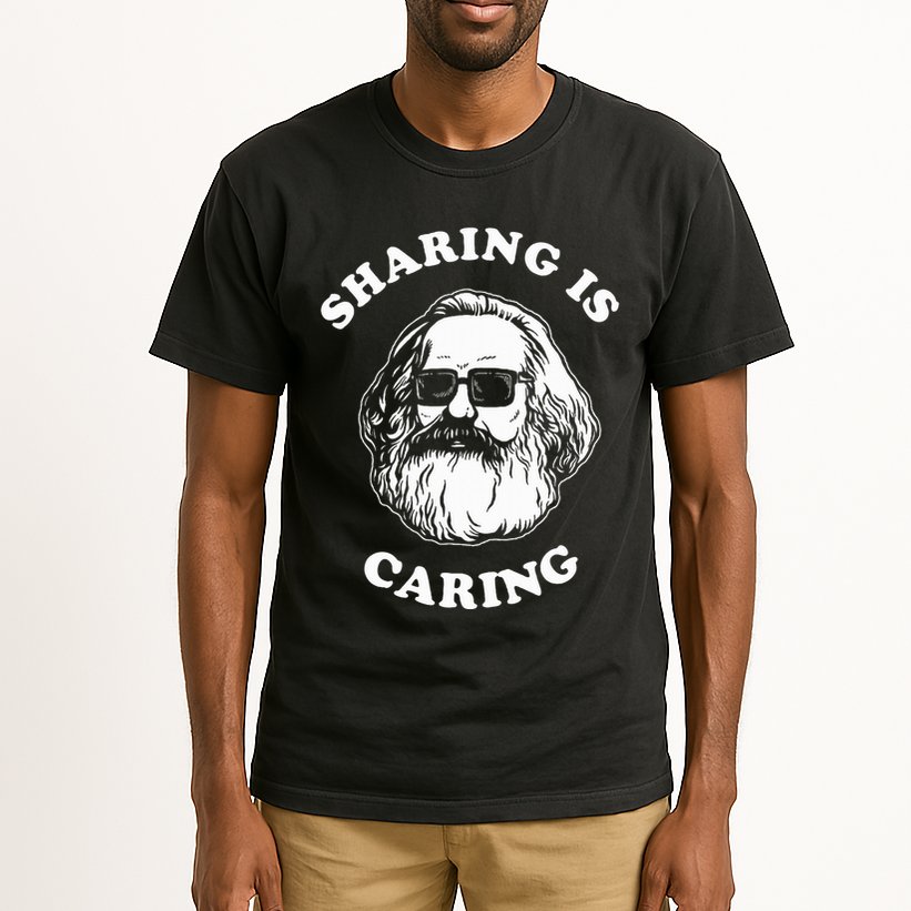 Sharing Is Caring Karl Marx Tall T-Shirt