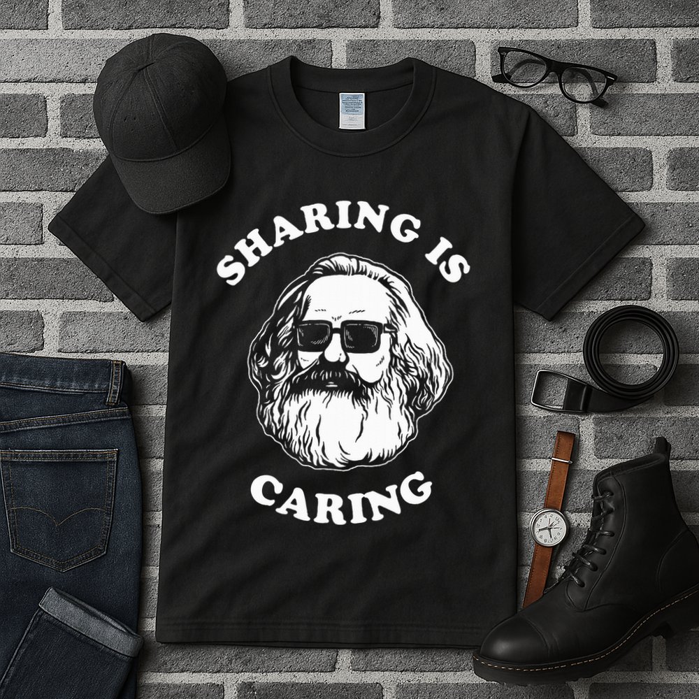 Sharing Is Caring Karl Marx Tall T-Shirt