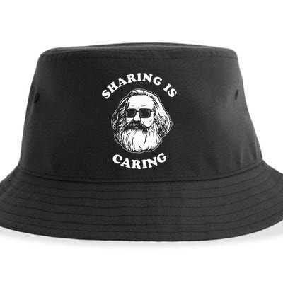 Sharing Is Caring Karl Marx Sustainable Bucket Hat