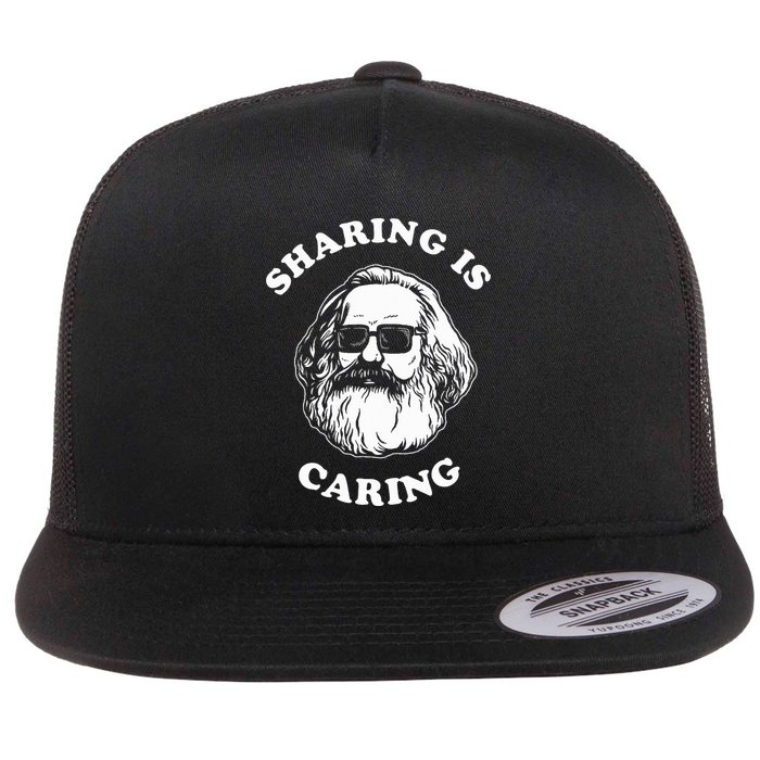 Sharing Is Caring Karl Marx Flatbill Hat