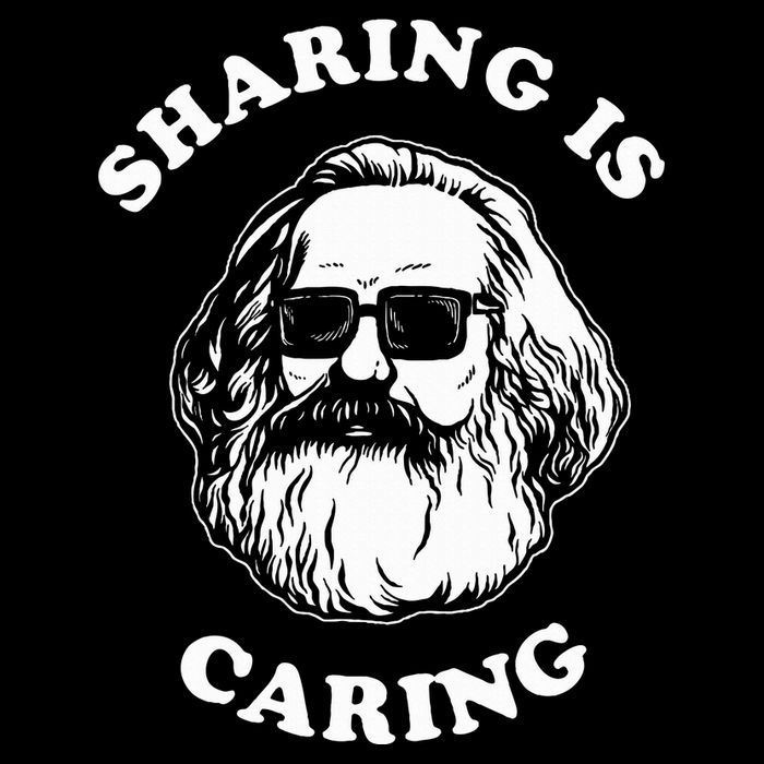 Sharing Is Caring Karl Marx Toddler Sweatshirt