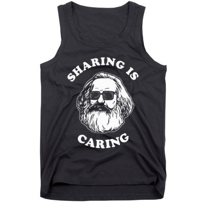 Sharing Is Caring Karl Marx Tank Top