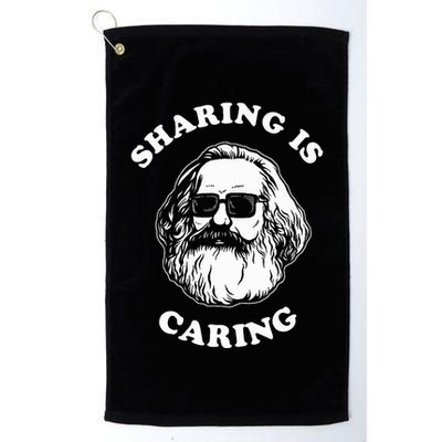 Sharing Is Caring Karl Marx Golf Towel
