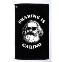 Sharing Is Caring Karl Marx Golf Towel