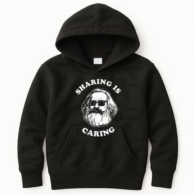 Sharing Is Caring Karl Marx Kids Hoodie