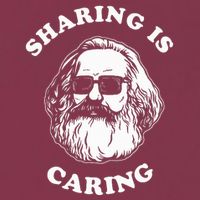 Sharing Is Caring Karl Marx 16oz Travel Tumbler