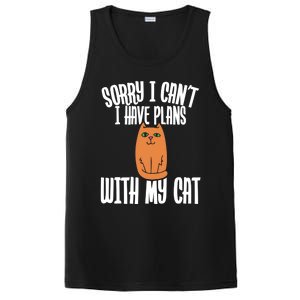 Sorry I Cant I Have Plans With My Cat Gift PosiCharge Competitor Tank