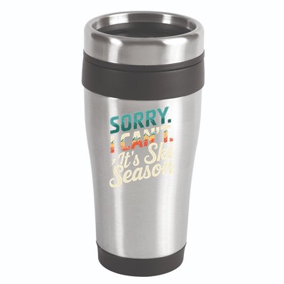 Sorry I CanT ItS Ski Season Winter Sports 16oz Travel Tumbler