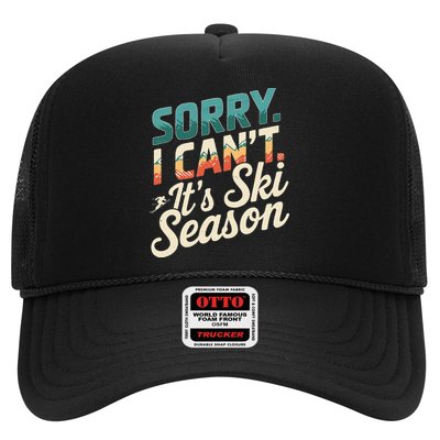 Sorry I CanT ItS Ski Season Winter Sports Hat