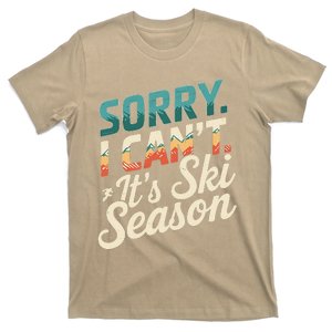 Sorry I CanT ItS Ski Season Winter Sports T-Shirt