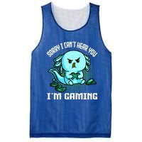 Sorry I Can't Hear You I'm Gaming Vintage Styles Axolotl Art Cute Gift Mesh Reversible Basketball Jersey Tank