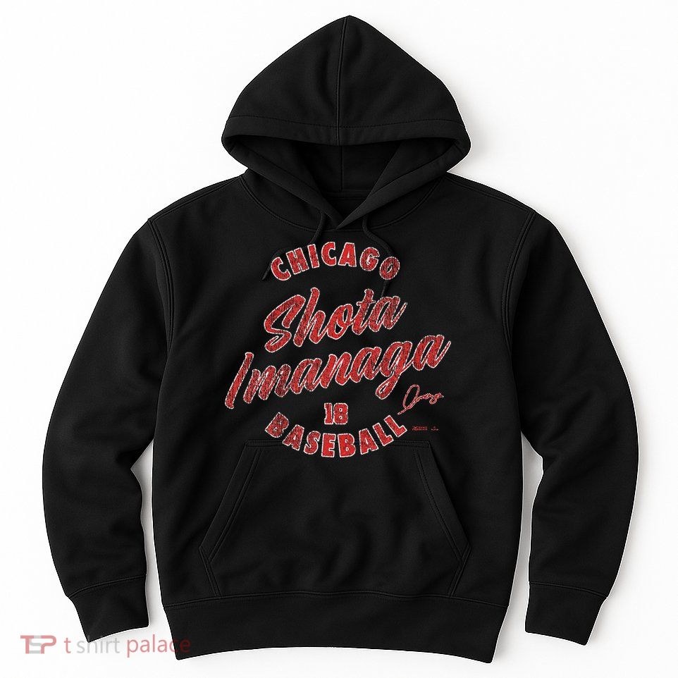 Shota Imanaga Chicago Baseball Vintage Cursive Hoodie