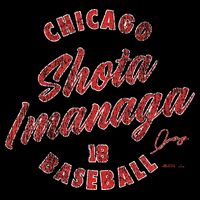 Shota Imanaga Chicago Baseball Vintage Cursive Baby Bodysuit