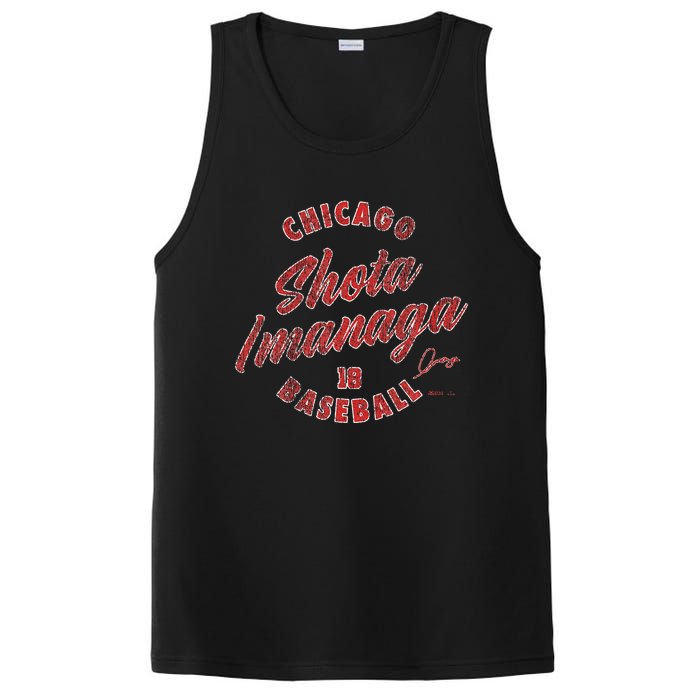 Shota Imanaga Chicago Baseball Vintage Cursive PosiCharge Competitor Tank