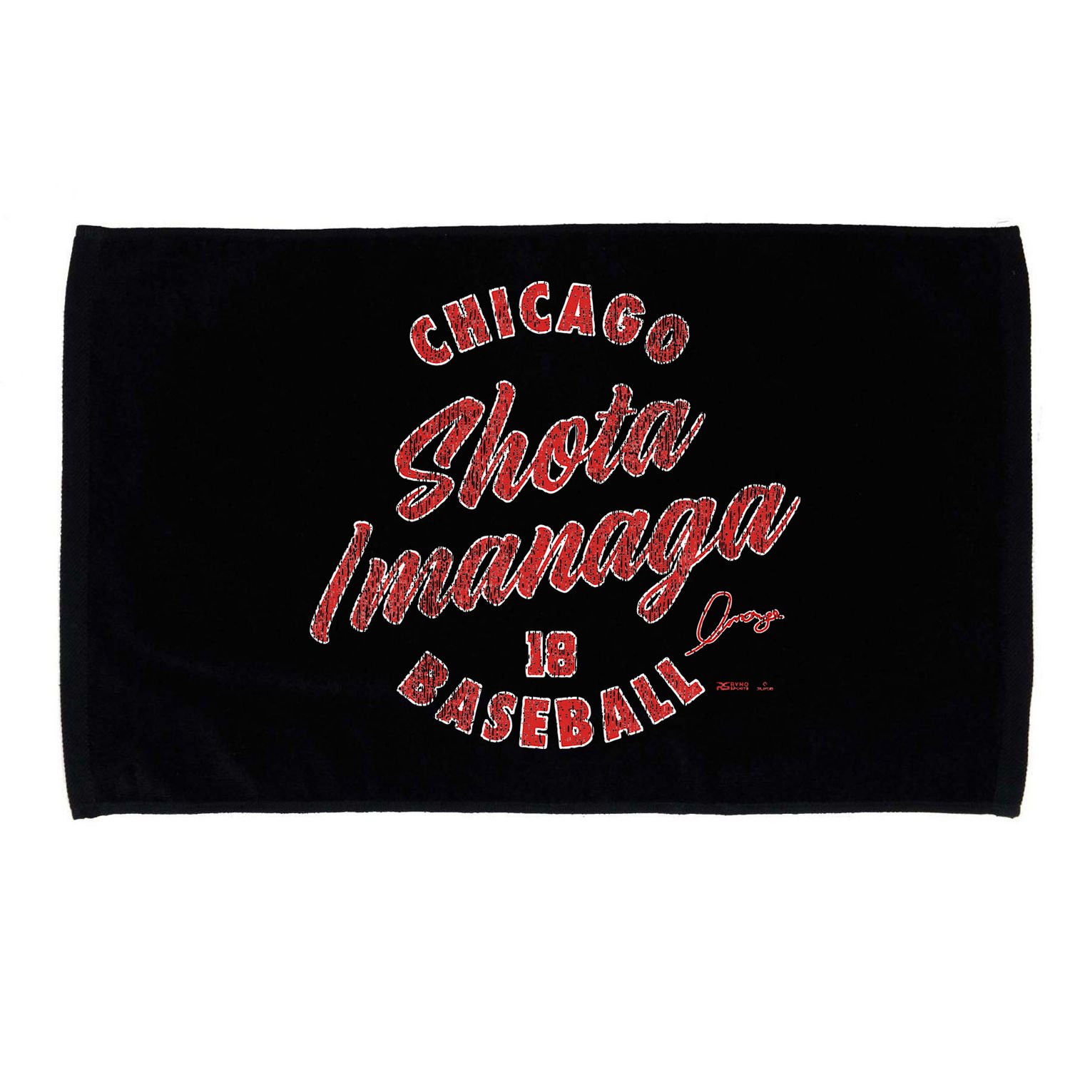 Shota Imanaga Chicago Baseball Vintage Cursive Microfiber Hand Towel