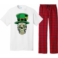 Sugar Irish Clover Skull St Patricks Day Pajama Set