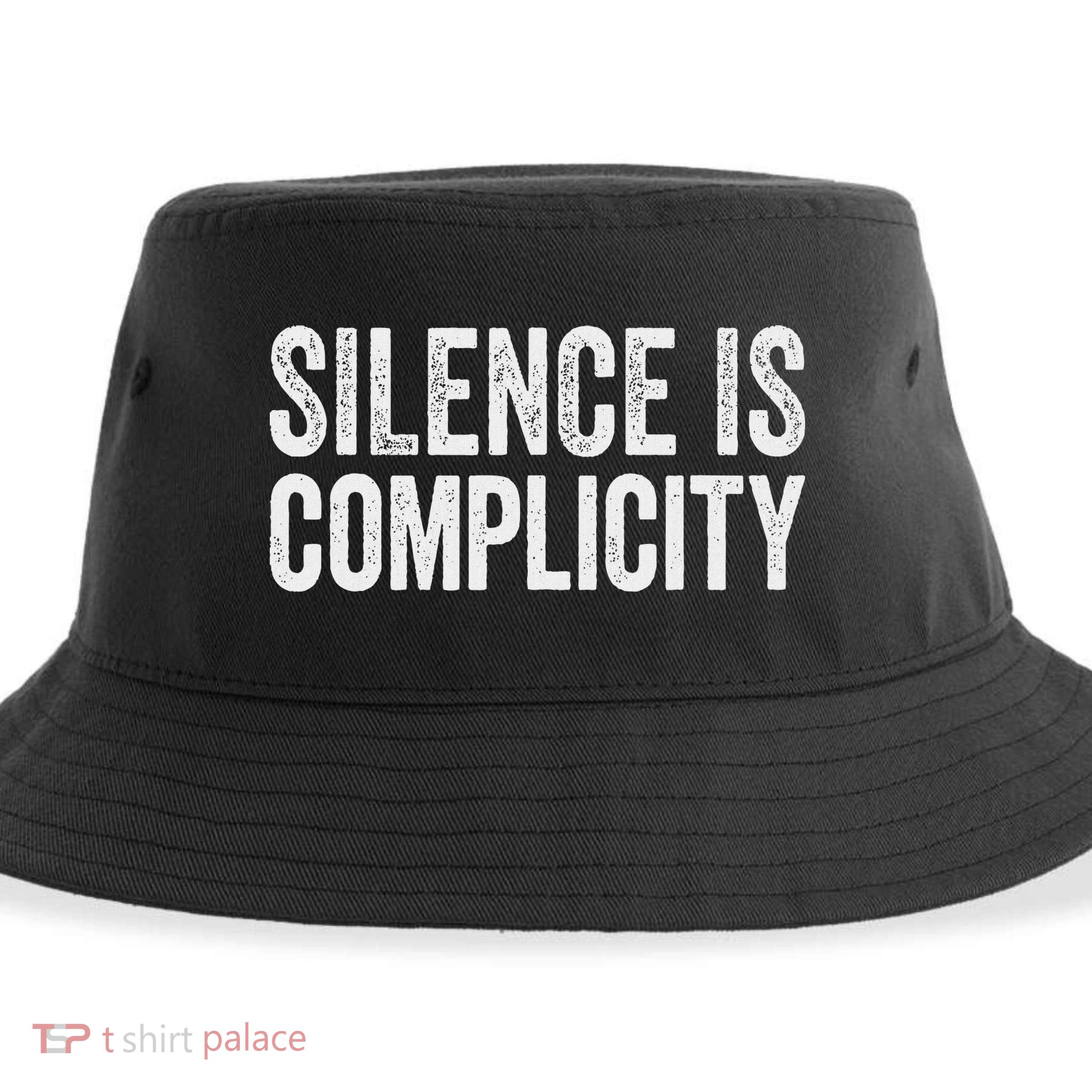 Silence Is Complicity Resist March Protest Vote 2020 Sustainable Bucket Hat