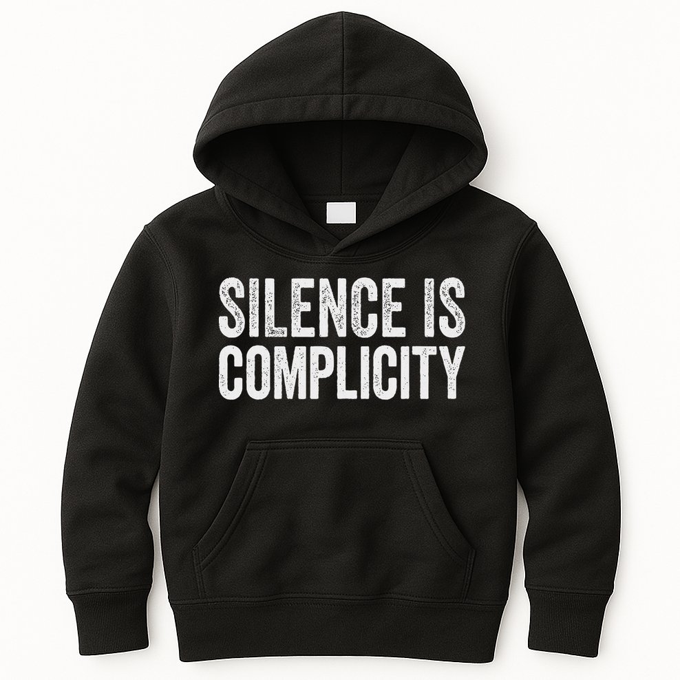 Silence Is Complicity Resist March Protest Vote 2020 Kids Hoodie