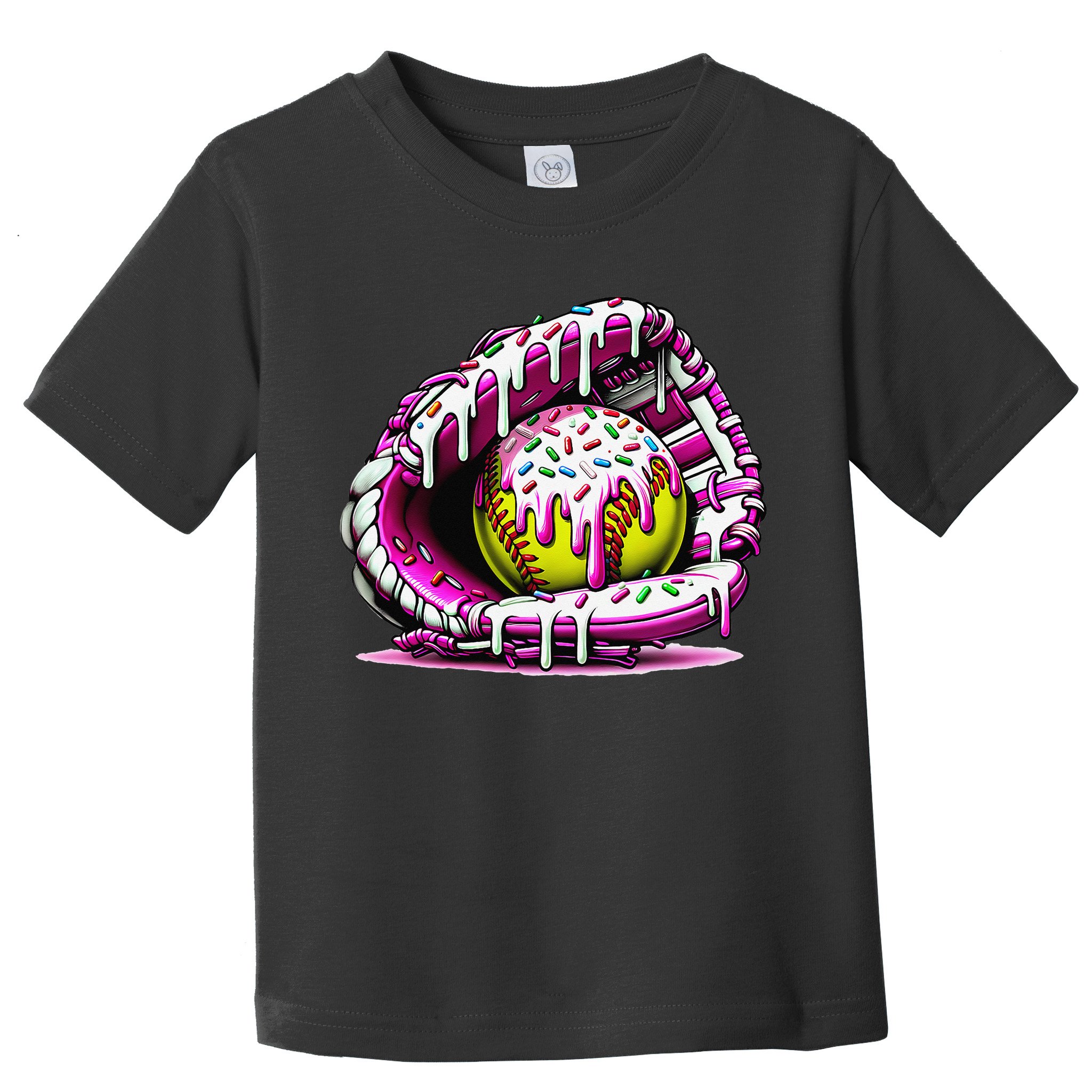 Softball  Ice Cream Sprinkles Softball Glove Gift Toddler T-Shirt
